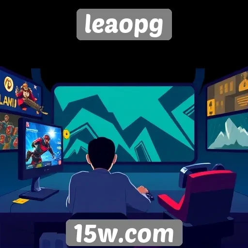 Experiência do usuário no site de jogos leaopg